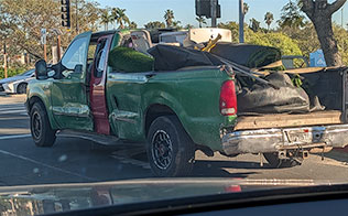 Unprofessional junk hauler